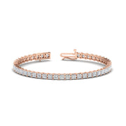 Princess Cut Basket Tennis 9 Ct Bracelet